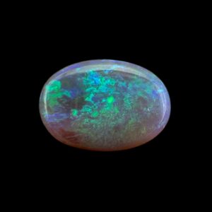 Rare australian black opal, natural lightning ridge opal cabochon, green and blue fire opal for jewellery making or gemstone collectors