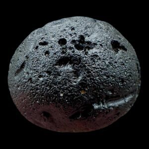 Rizalite tektite from philippines natural black tektite meteorite impact glass unpolished bicolite tektite rare tektite specimen