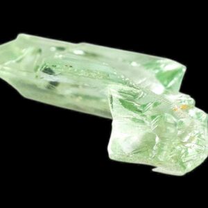 Hiddenite crystal north carolina, usa spodumene, rare green crystal specimen, collectible mineral, raw spodumene crystal