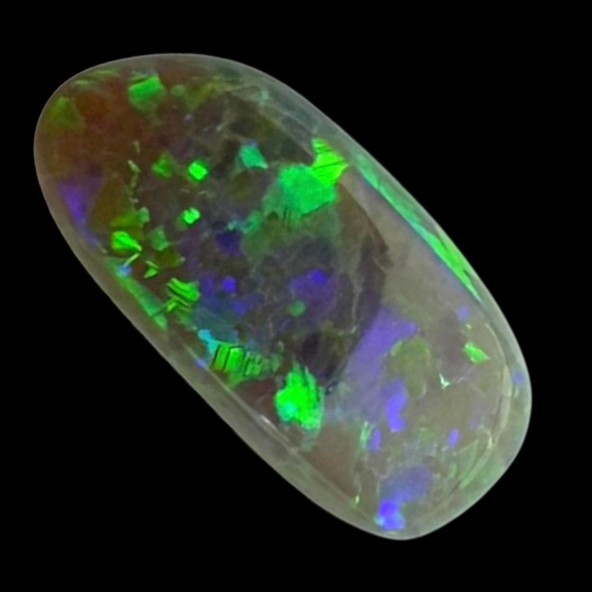Black opal cabachon from australia, rare lightning ridge opal for jewellery making or collectors - Image 7