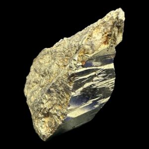 Pyrite crystal, natural mineral with sharp terminations, rare colombian pyrite specimen for collectors and crystal healing
