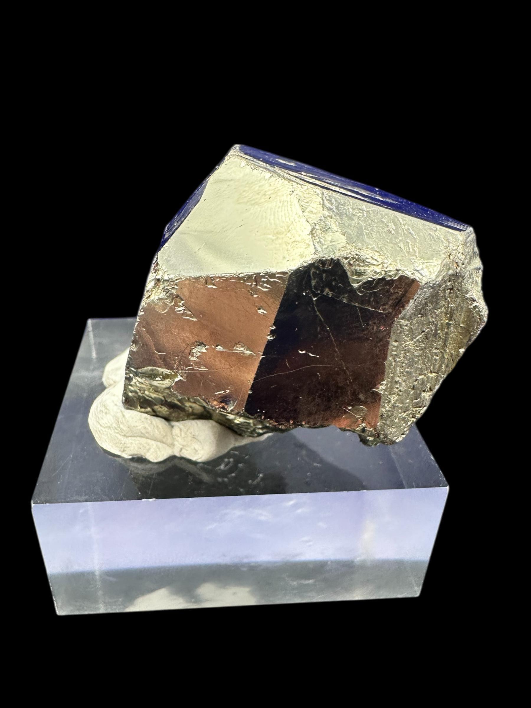 Colombian pyrite crystal, raw pyrite specimen, manifestation and abundance stone, metallic crystal for display, collector mineral cluster - Image 2