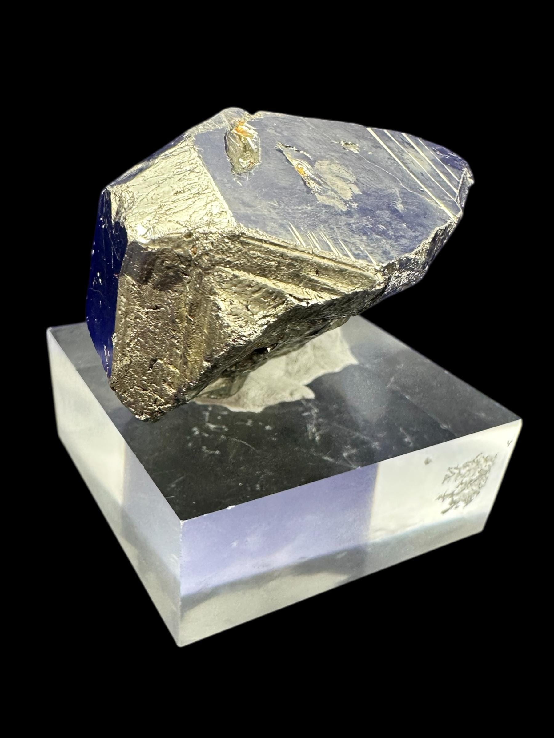 Colombian pyrite crystal, raw pyrite specimen, manifestation and abundance stone, metallic crystal for display, collector mineral cluster - Image 6