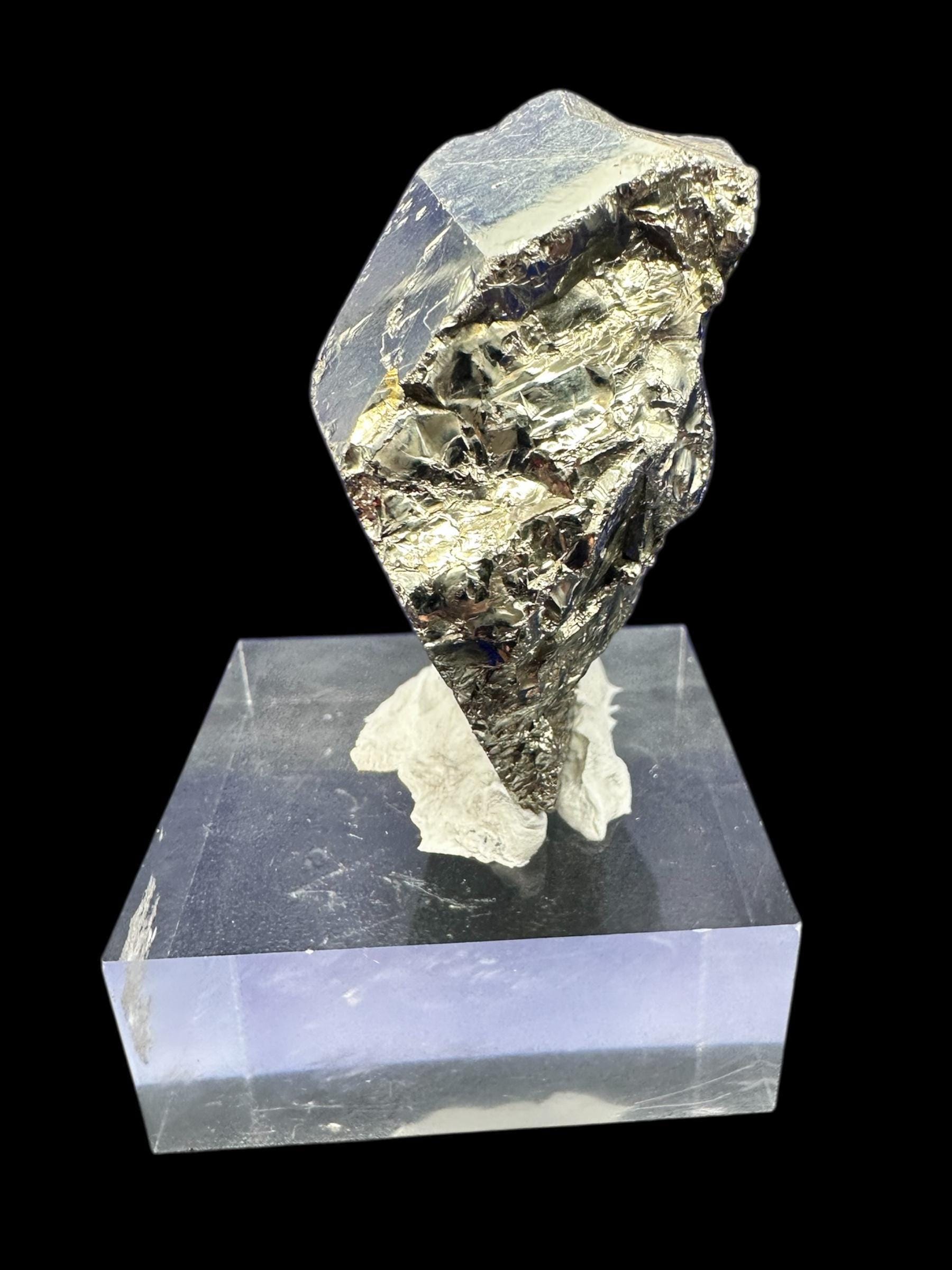 Colombian pyrite crystal, raw pyrite specimen, manifestation and abundance stone, metallic crystal for display, collector mineral cluster - Image 7