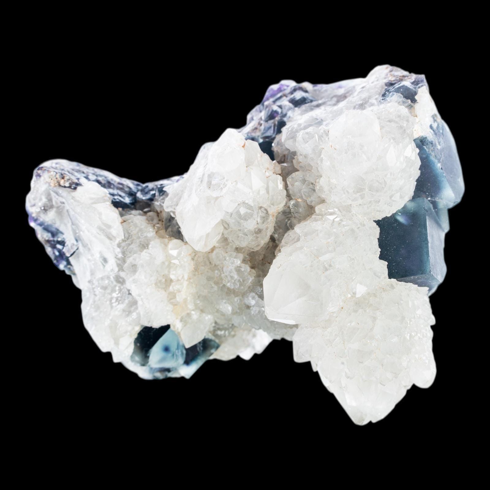 Raw fluorite crystal cluster, natural green and purple fluorite, large healing crystal, raw crystal decor, fluorite mineral specimen - Image 5
