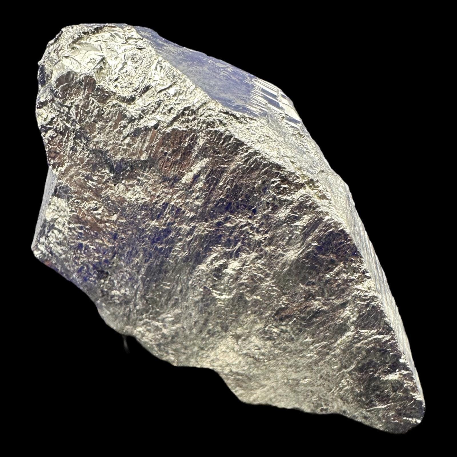 Natural pyrite crystal on quartz matrix from colombia, golden metallic mineral specimen, raw pyrite cluster, collector display piece - Image 7