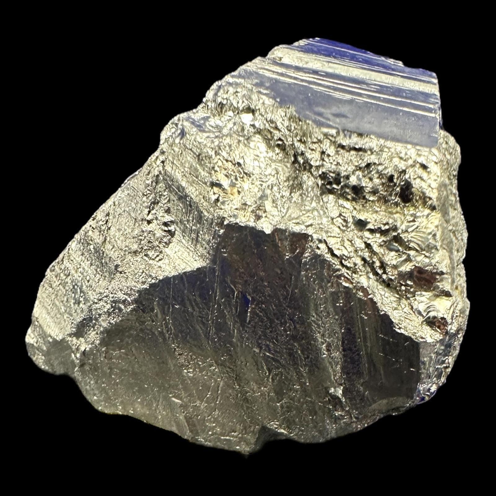 Colombian pyrite crystal cluster, natural golden pyrite with metallic cubic faces, raw pyrite specimen for collectors and display