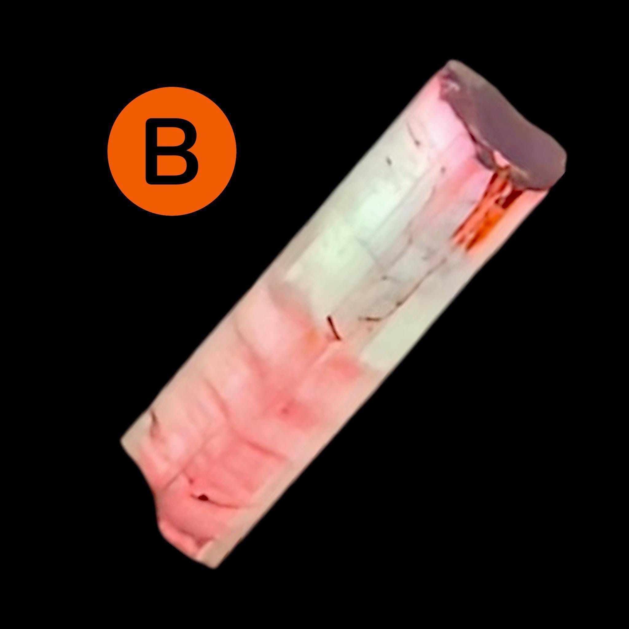 Tri colour tourmaline crystals, multi coloured tourmaline, elbaite tourmaline, ideal for jewellery making, crystal collections - Image 4