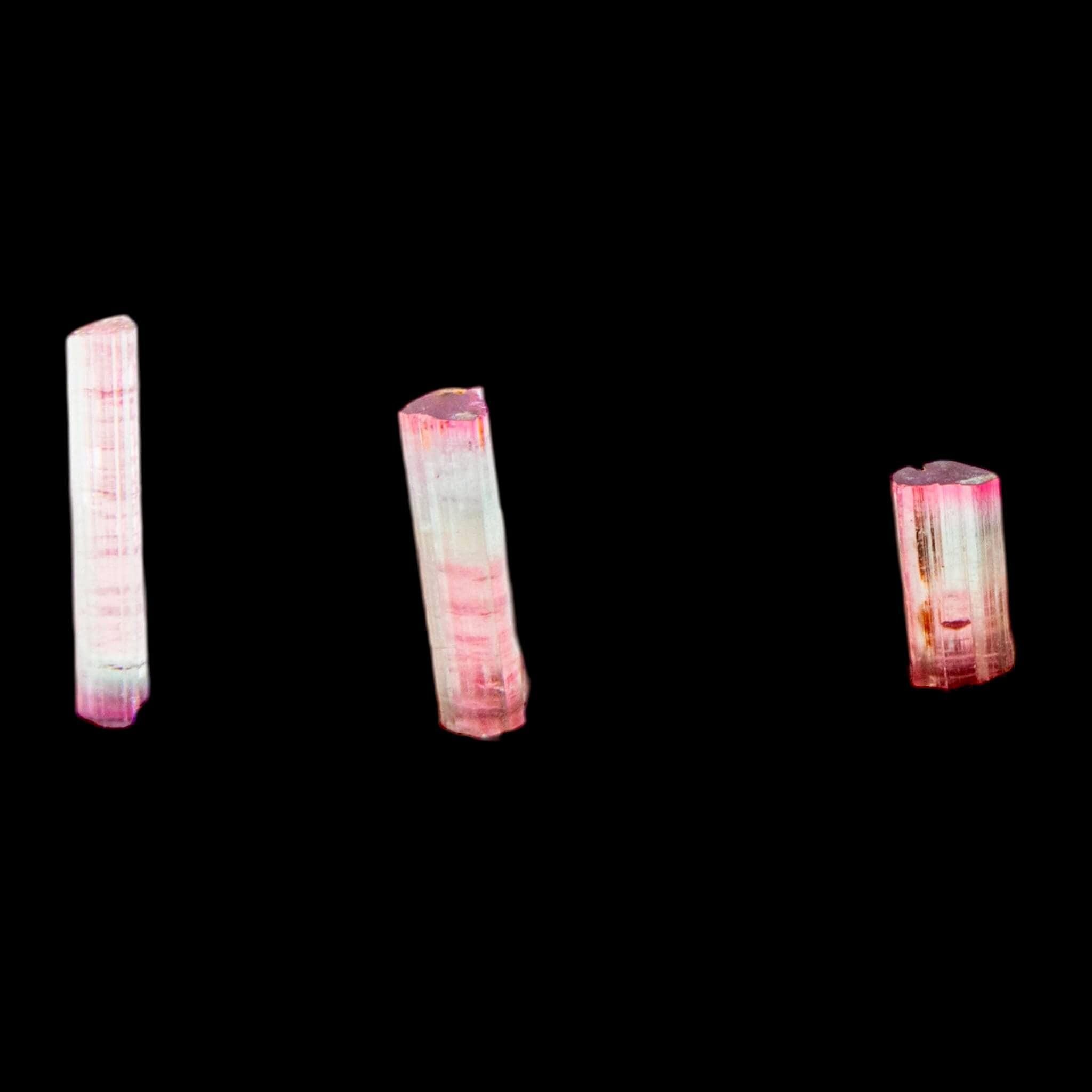 Tri colour tourmaline crystals, multi coloured tourmaline, elbaite tourmaline, ideal for jewellery making, crystal collections - Image 8