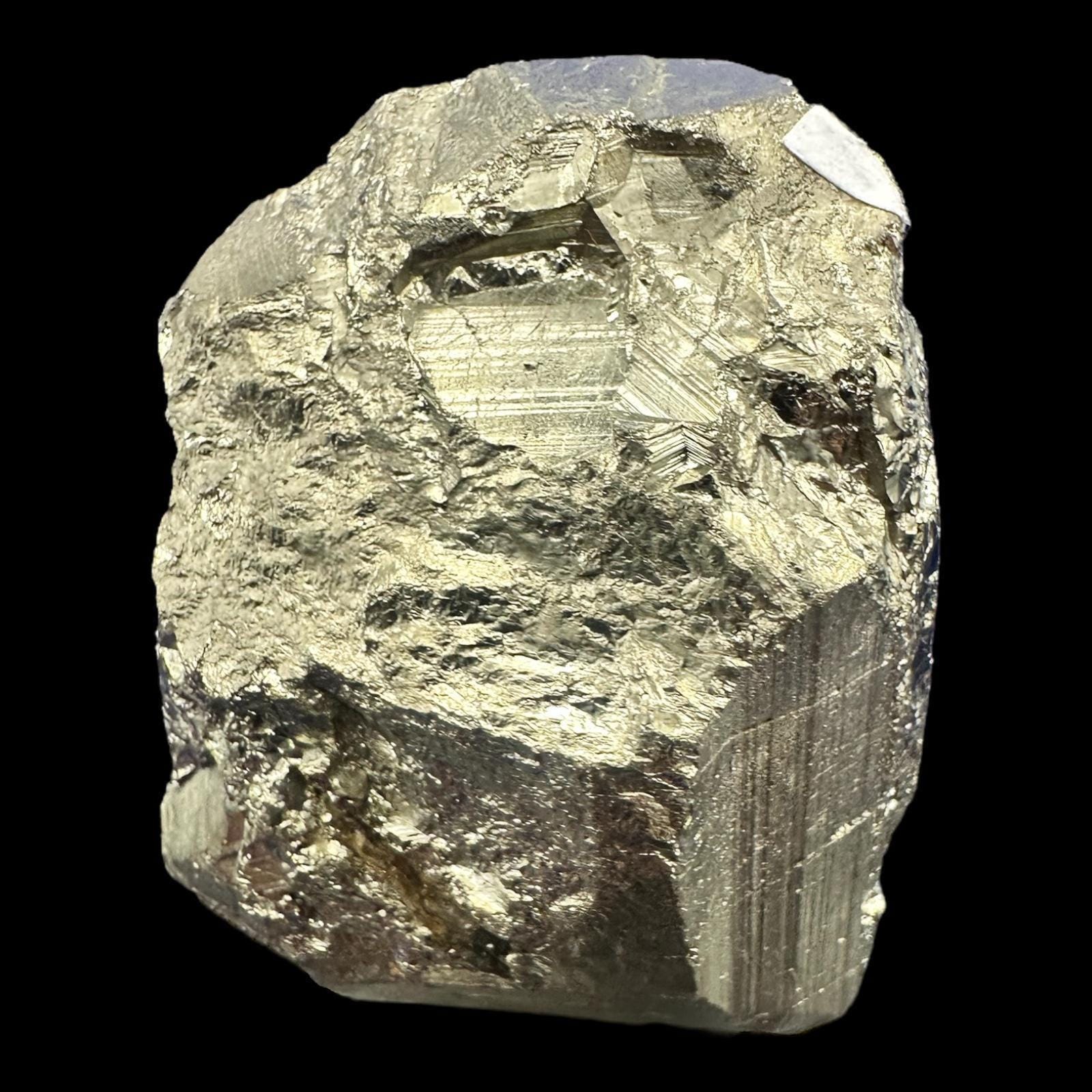 Natural pyrite crystal cluster from colombia, cubic metallic mineral specimen, pyrite crystal for display home decor or collectors - Image 4