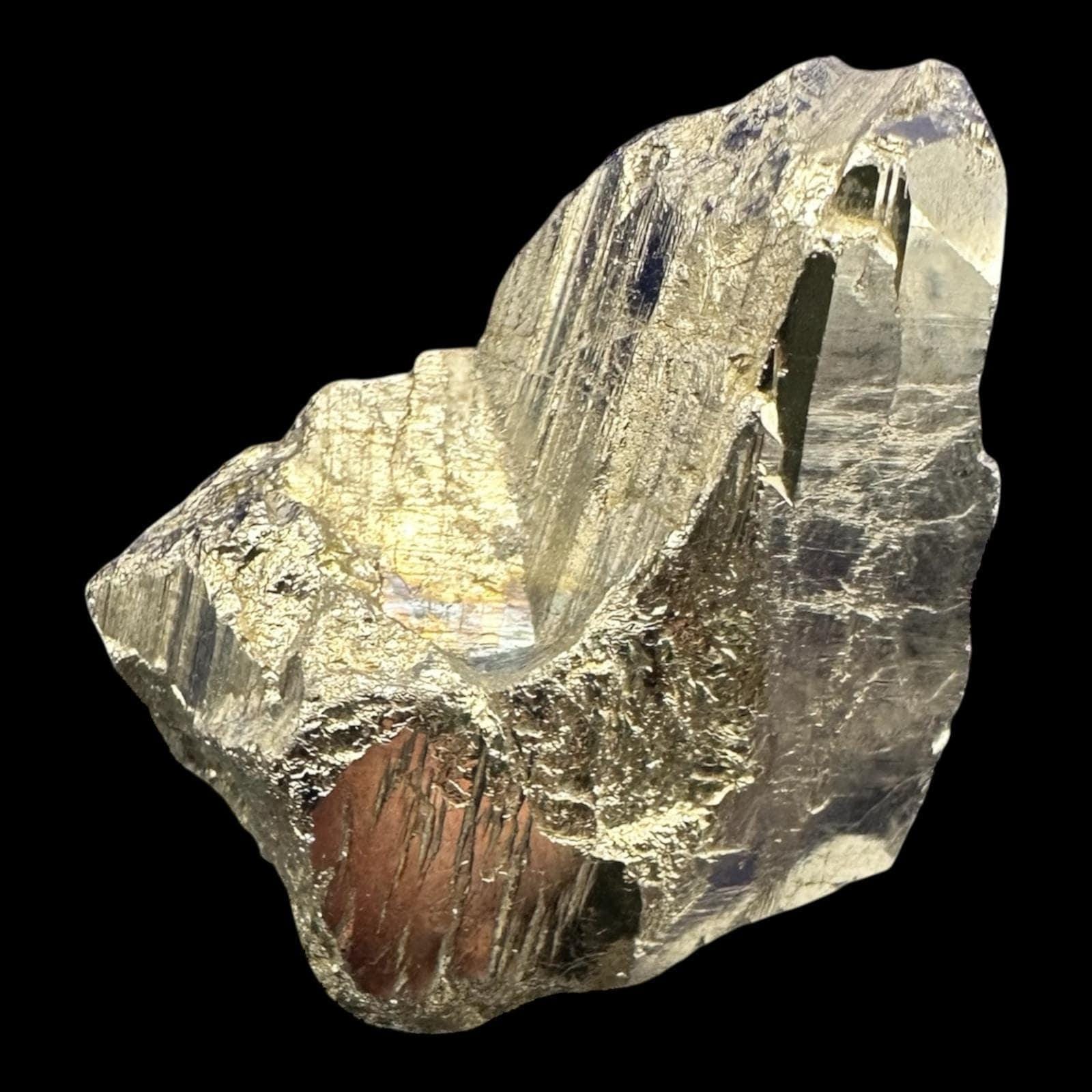 Natural pyrite crystal from colombia, gold pyrite cluster, raw pyrite specimen for collectors, home décor and office display piece