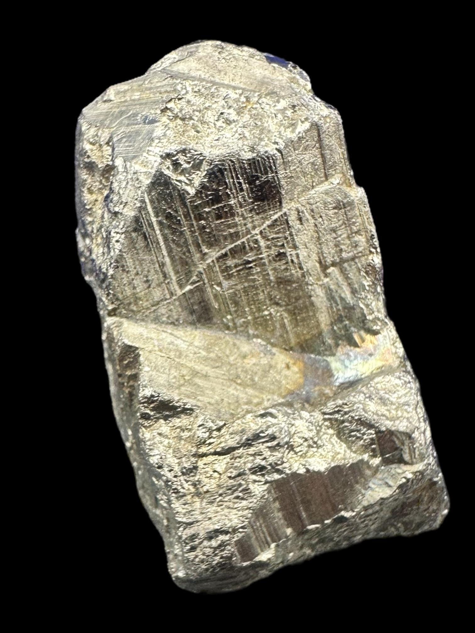 Natural pyrite crystal from colombia, gold pyrite cluster, raw pyrite specimen for collectors, home décor and office display piece - Image 5