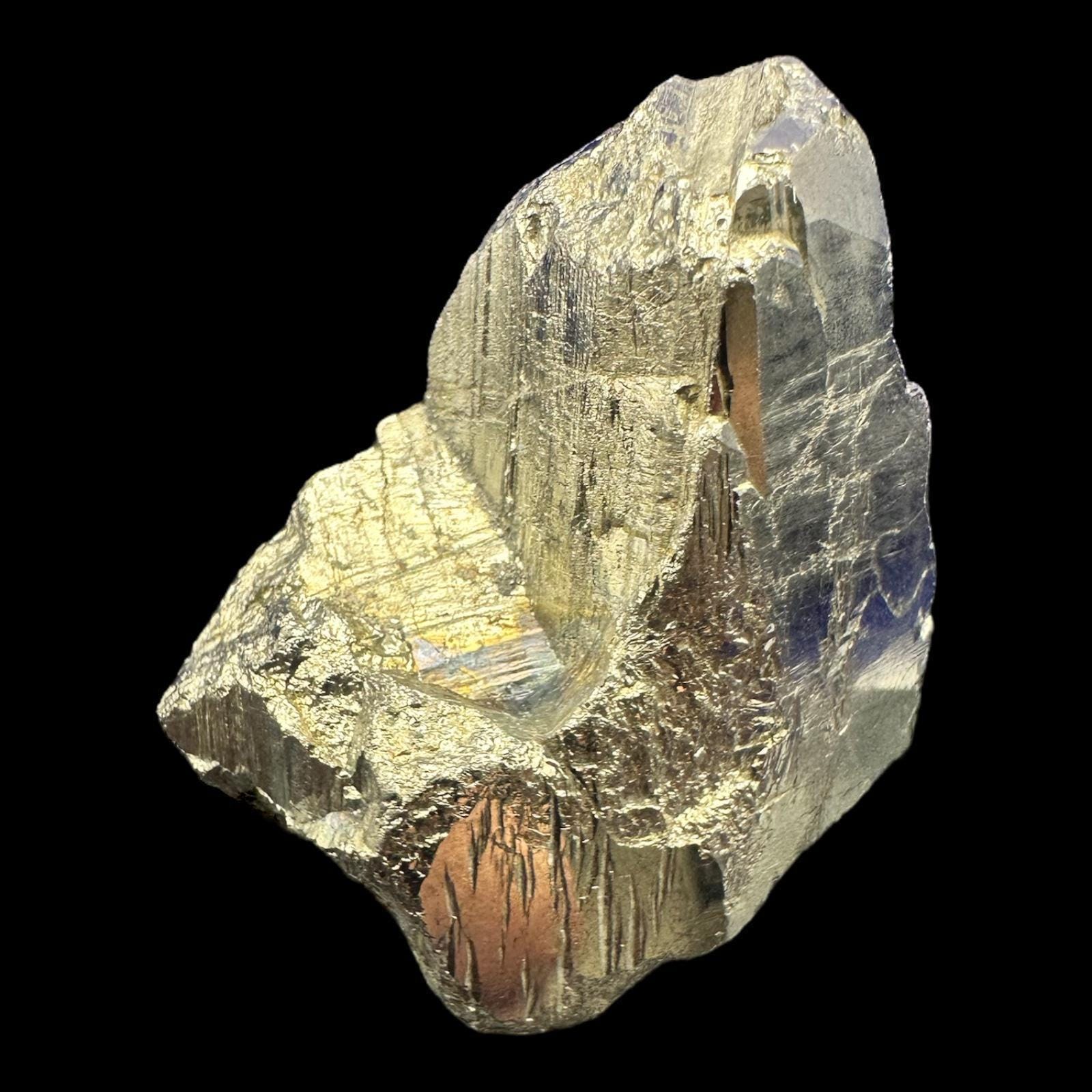 Natural pyrite crystal from colombia, gold pyrite cluster, raw pyrite specimen for collectors, home décor and office display piece - Image 6