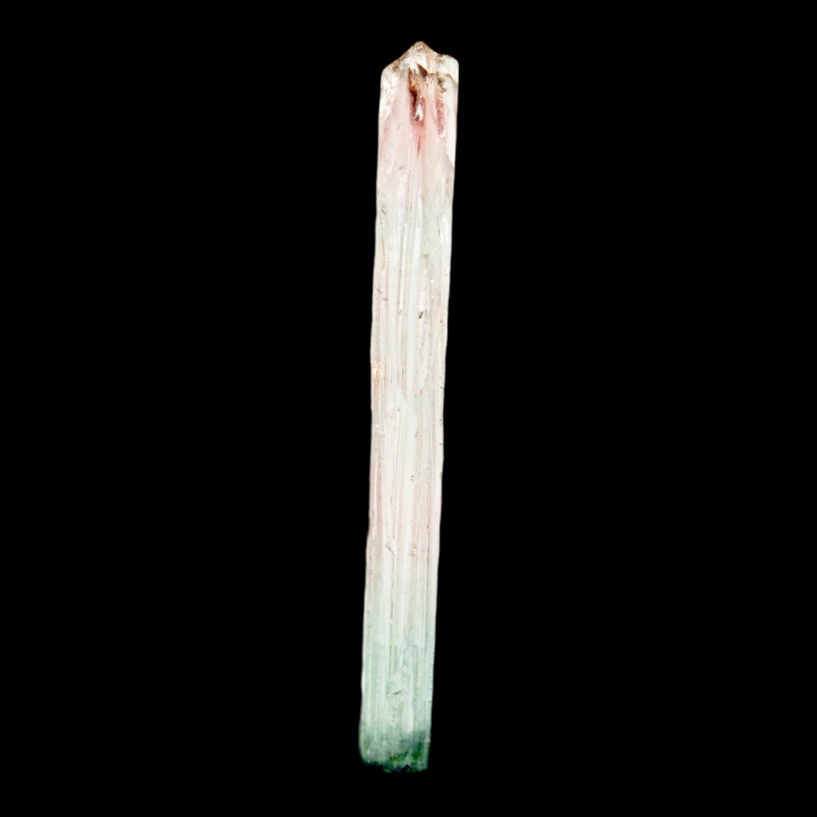 Natural tourmaline crystal, tri colour etched elbaite from brazil, pink green pastel crystal specimen, raw mineral for collector or display - Image 6