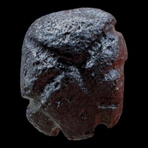 Rizalite tektite from philippines, natural meteorite impact glass, rare black tektite specimen, collectible meteorite stone