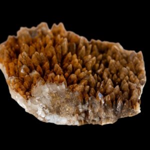 Calcite mineral specimen, orange calcite crystal, natural calcite specimen, bright display crystal, raw crystal for collection or decor