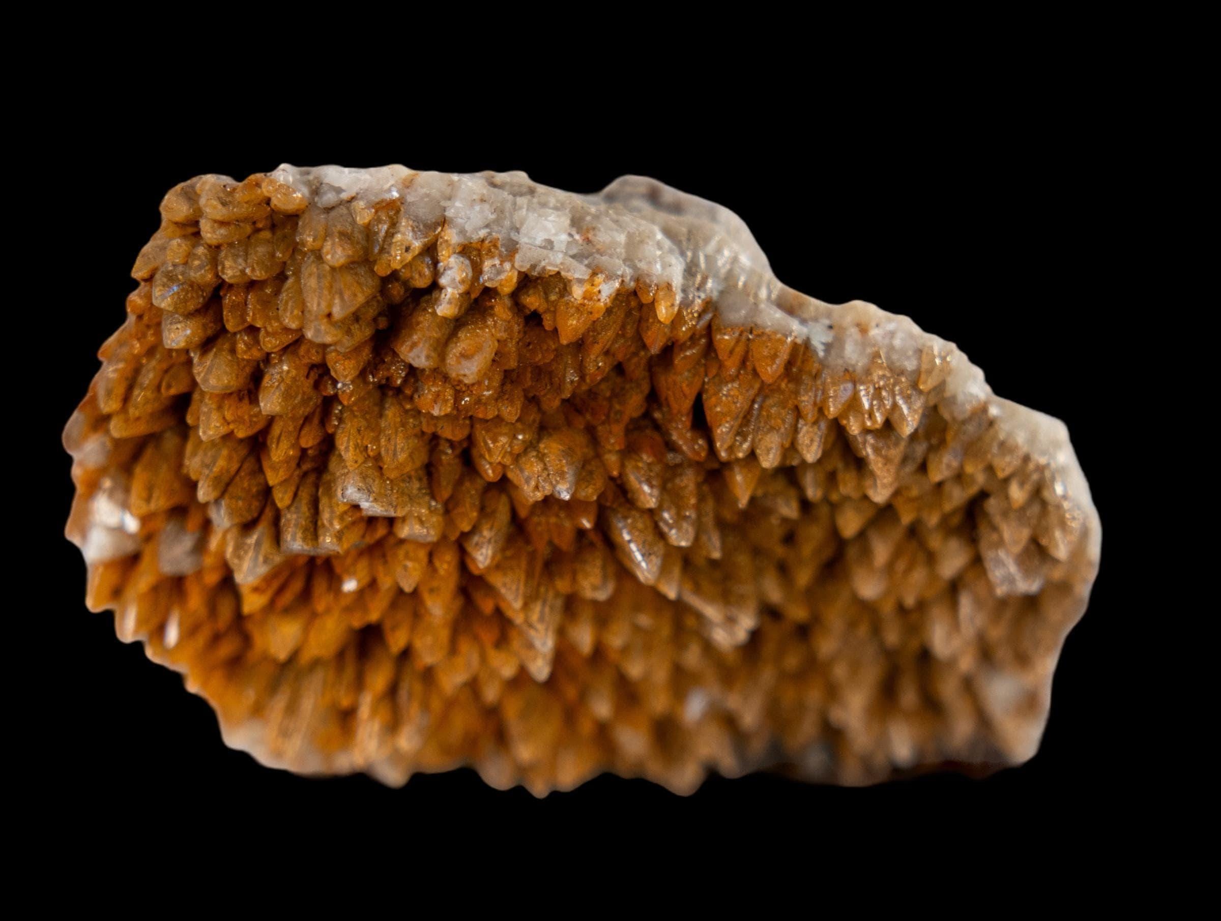 Calcite mineral specimen, orange calcite crystal, natural calcite specimen, bright display crystal, raw crystal for collection or decor - Image 2