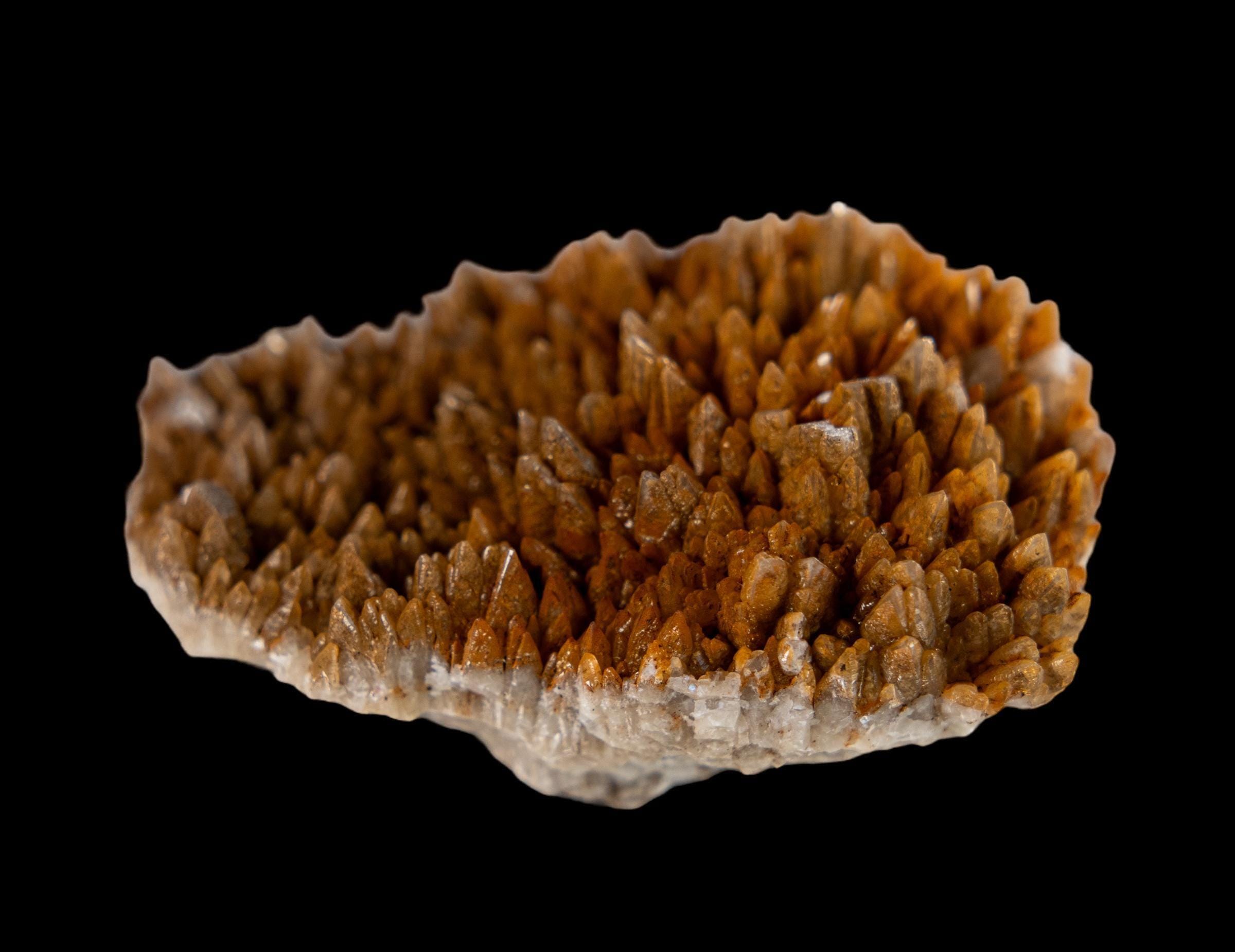 Calcite mineral specimen, orange calcite crystal, natural calcite specimen, bright display crystal, raw crystal for collection or decor - Image 3