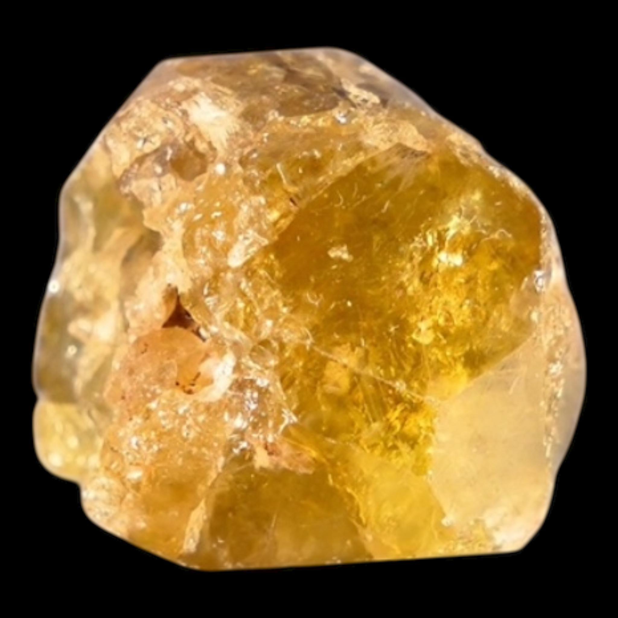 Yellow garnet crystal natural grossular mali garnet from south africa raw garnet specimen golden garnet mineral rare collector crystal - Image 2