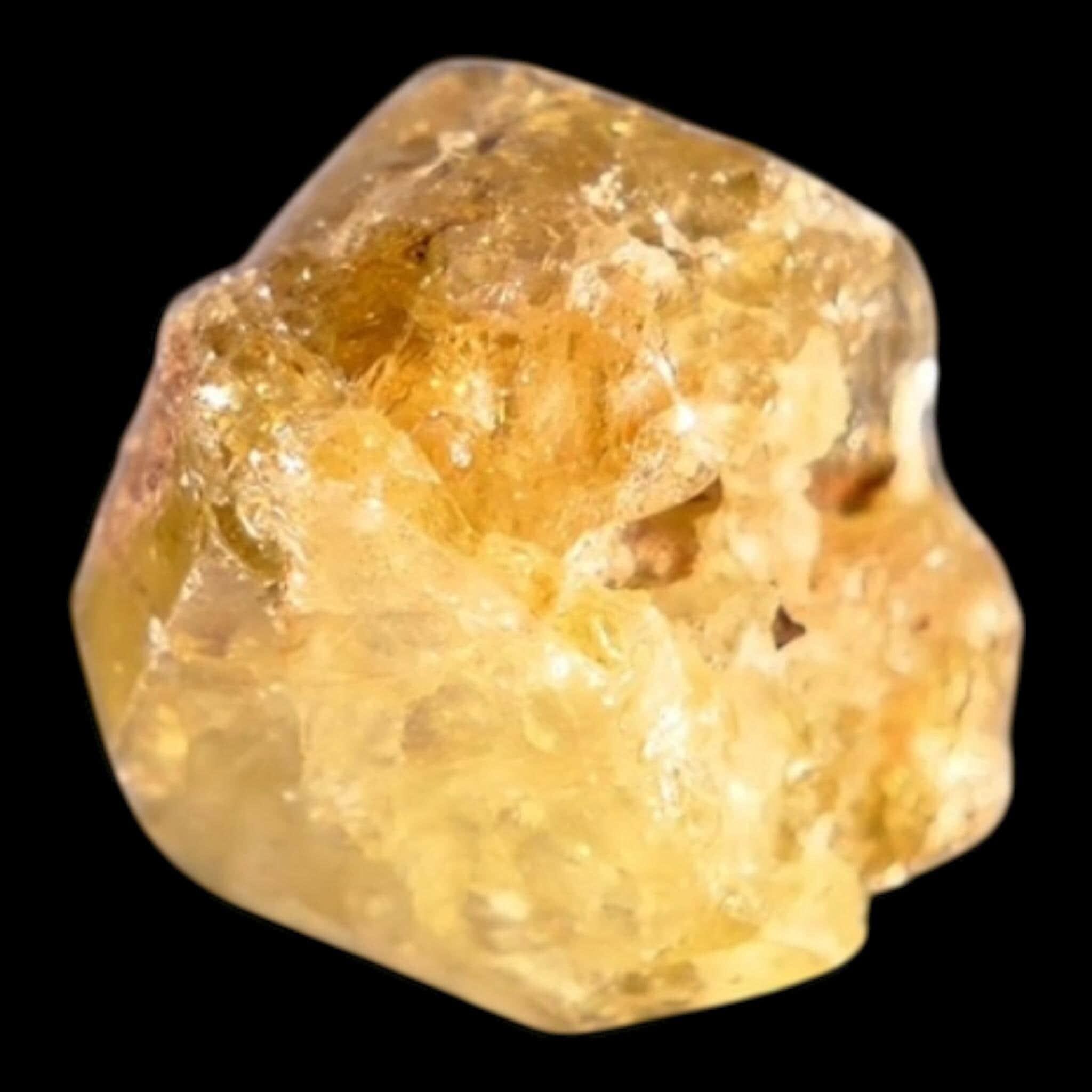 Yellow garnet crystal natural grossular mali garnet from south africa raw garnet specimen golden garnet mineral rare collector crystal - Image 3
