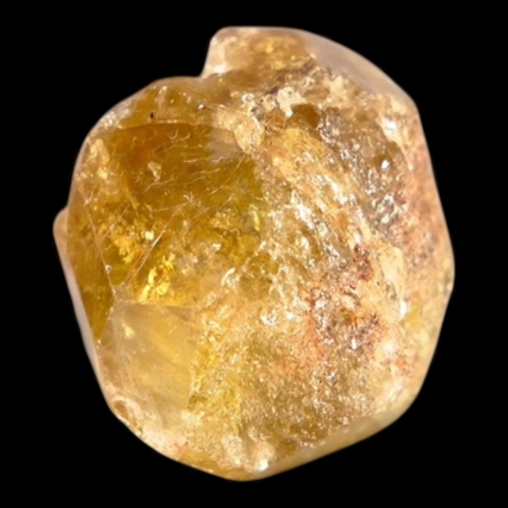 Yellow garnet crystal natural grossular mali garnet from south africa raw garnet specimen golden garnet mineral rare collector crystal - Image 8