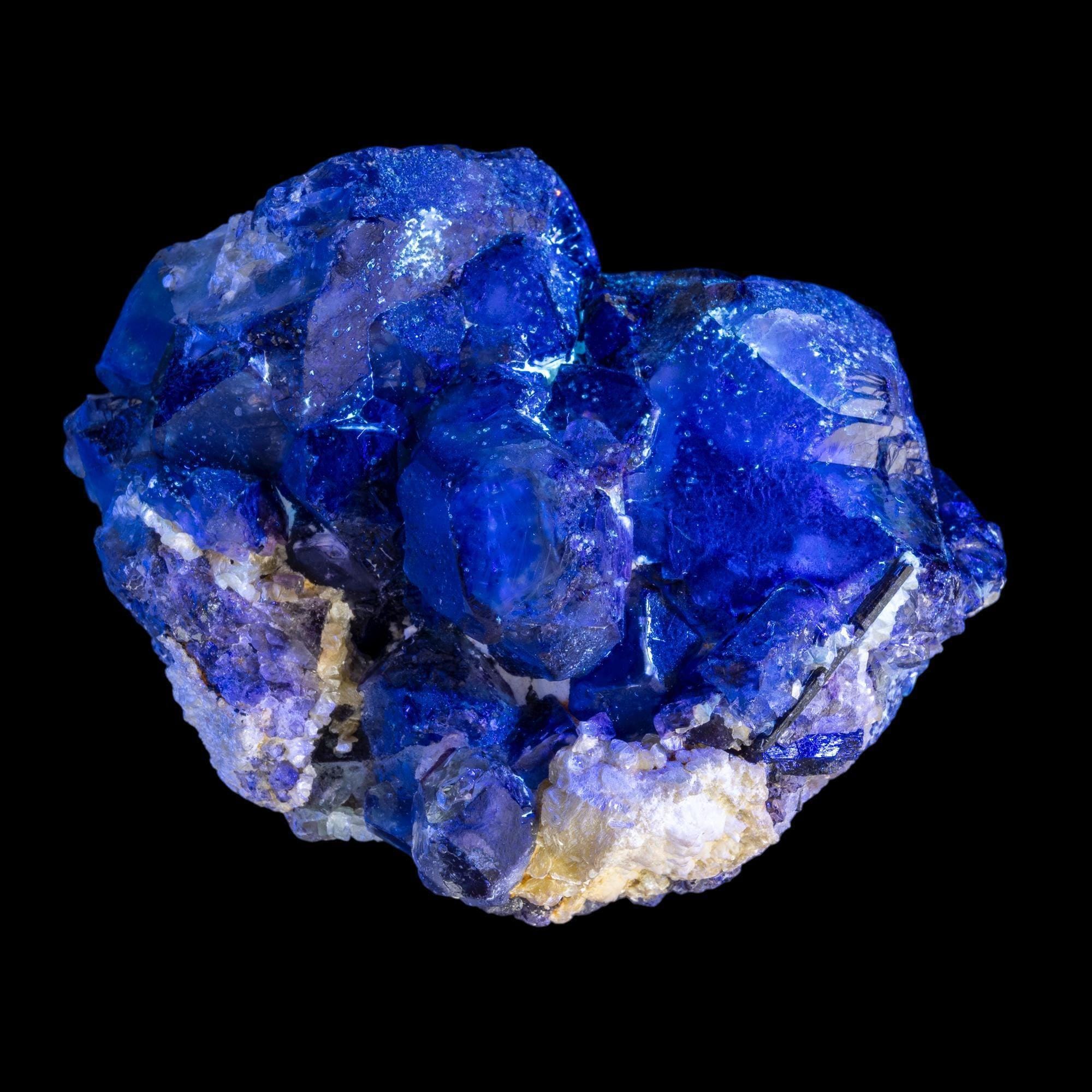 Okorusu fluorite cluster, green and purple cubic crystals, phantom fluorite with uv glow, namibia mineral specimen, gift for collectors - Image 2