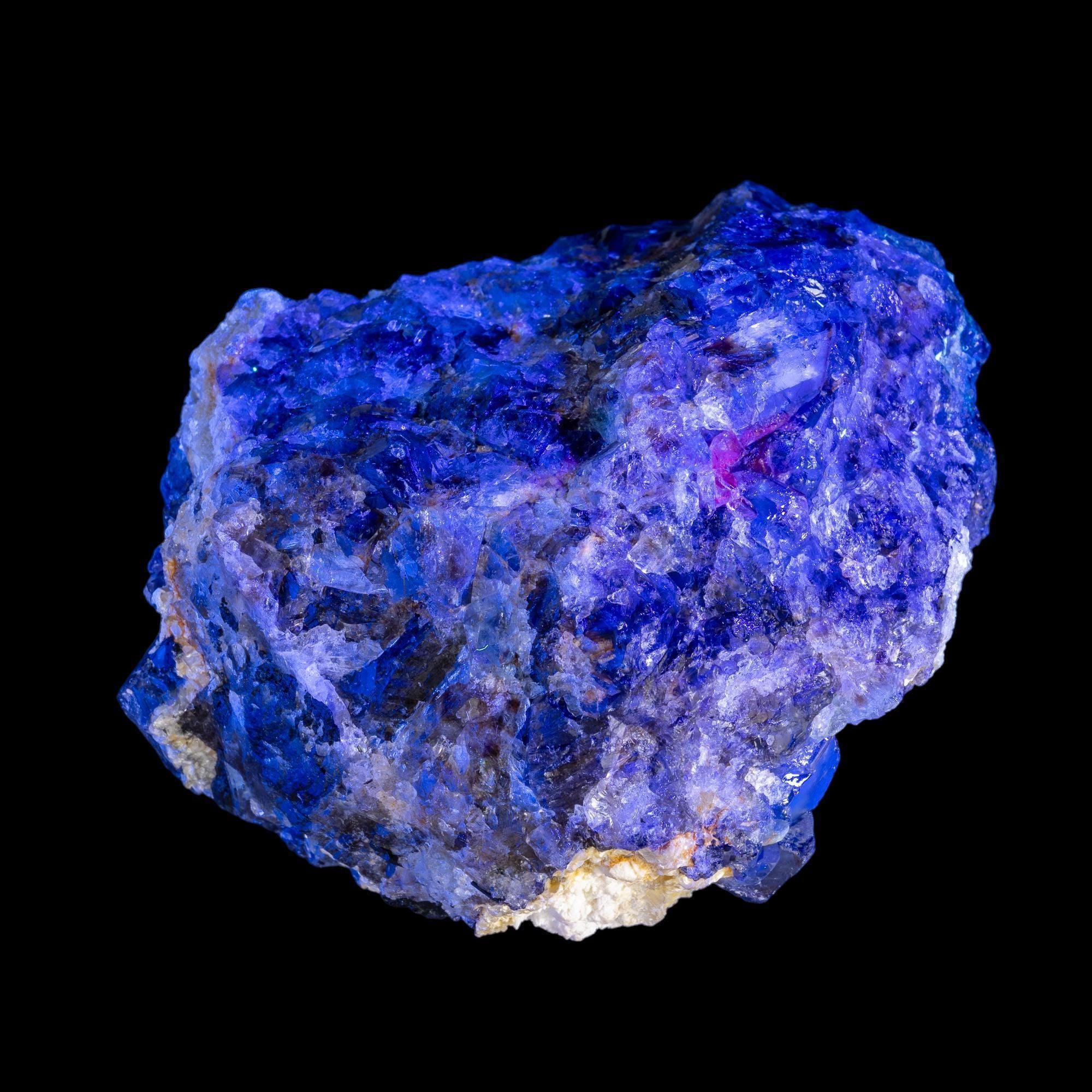 Okorusu fluorite cluster, green and purple cubic crystals, phantom fluorite with uv glow, namibia mineral specimen, gift for collectors - Image 6