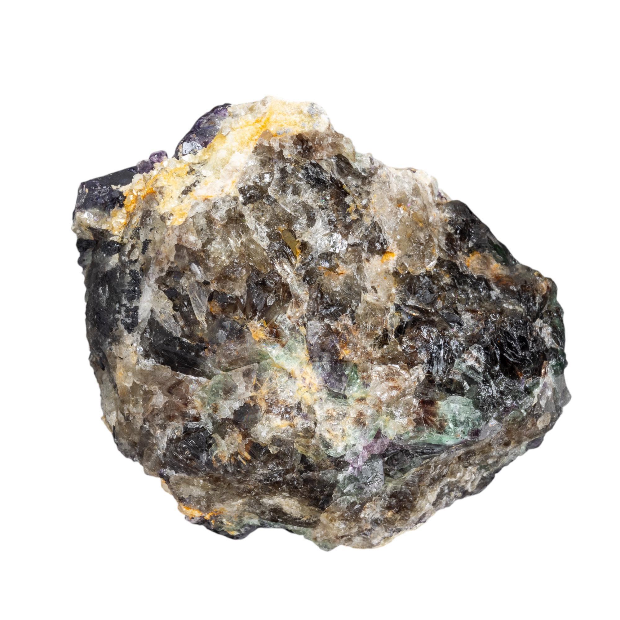 Okorusu fluorite cluster, green and purple cubic crystals, phantom fluorite with uv glow, namibia mineral specimen, gift for collectors - Image 8
