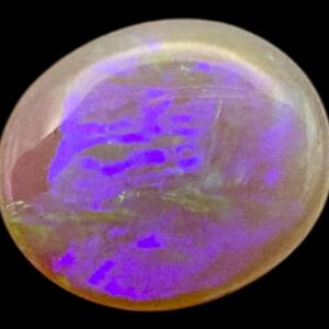 Lightning ridge white opal cabochon, solid australian opal, loose opal for ring or pendant, untreated october birthstone