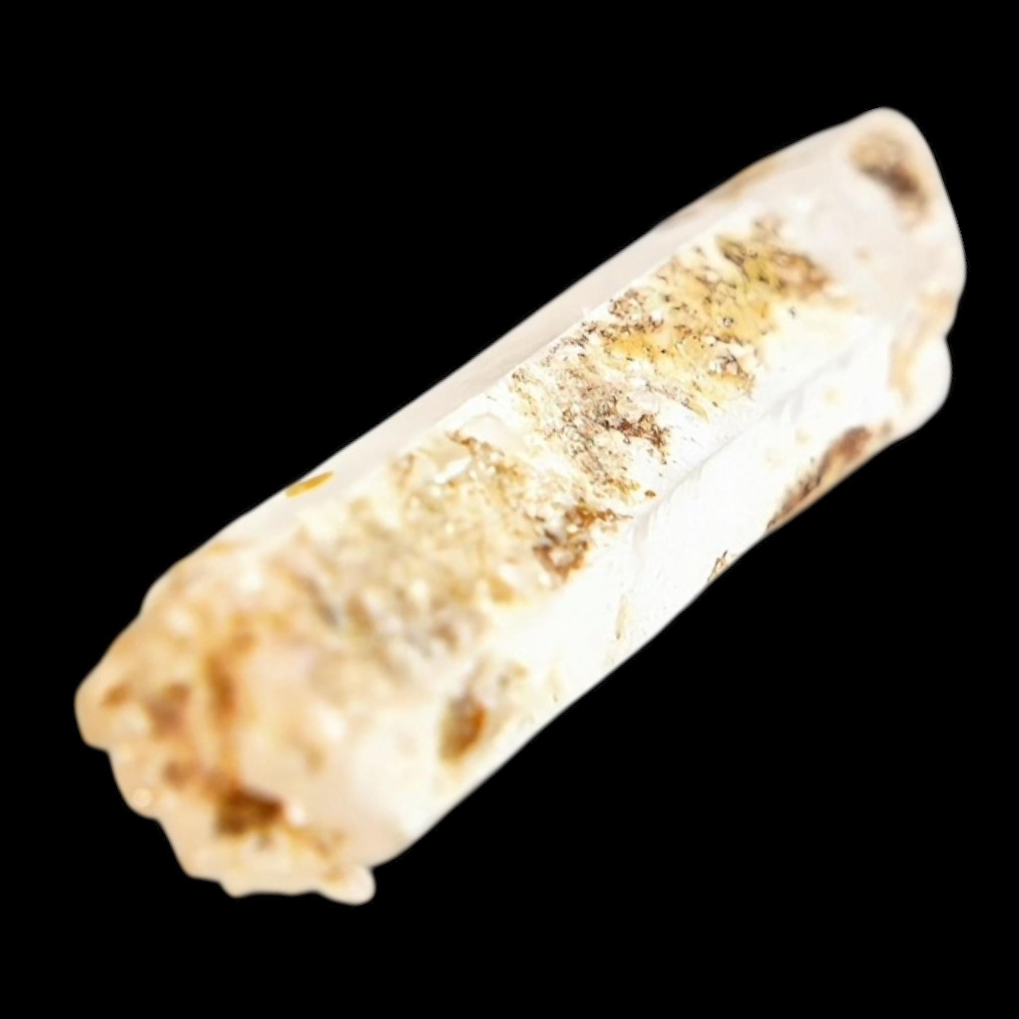 Clear quartz crystal from switzerland, natural double terminated quartz point, alpine quartz with inclusions - Image 2