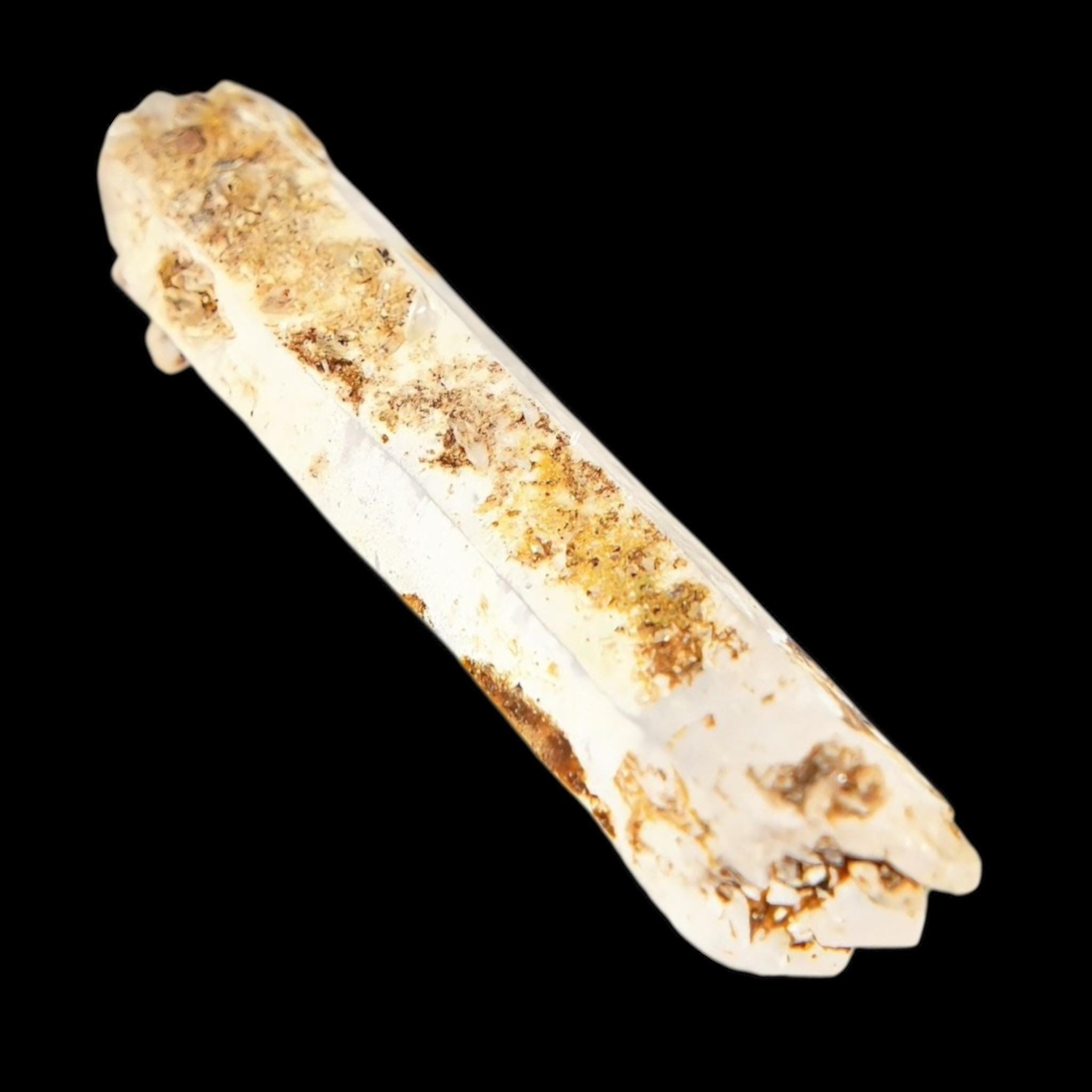 Clear quartz crystal from switzerland, natural double terminated quartz point, alpine quartz with inclusions - Image 5