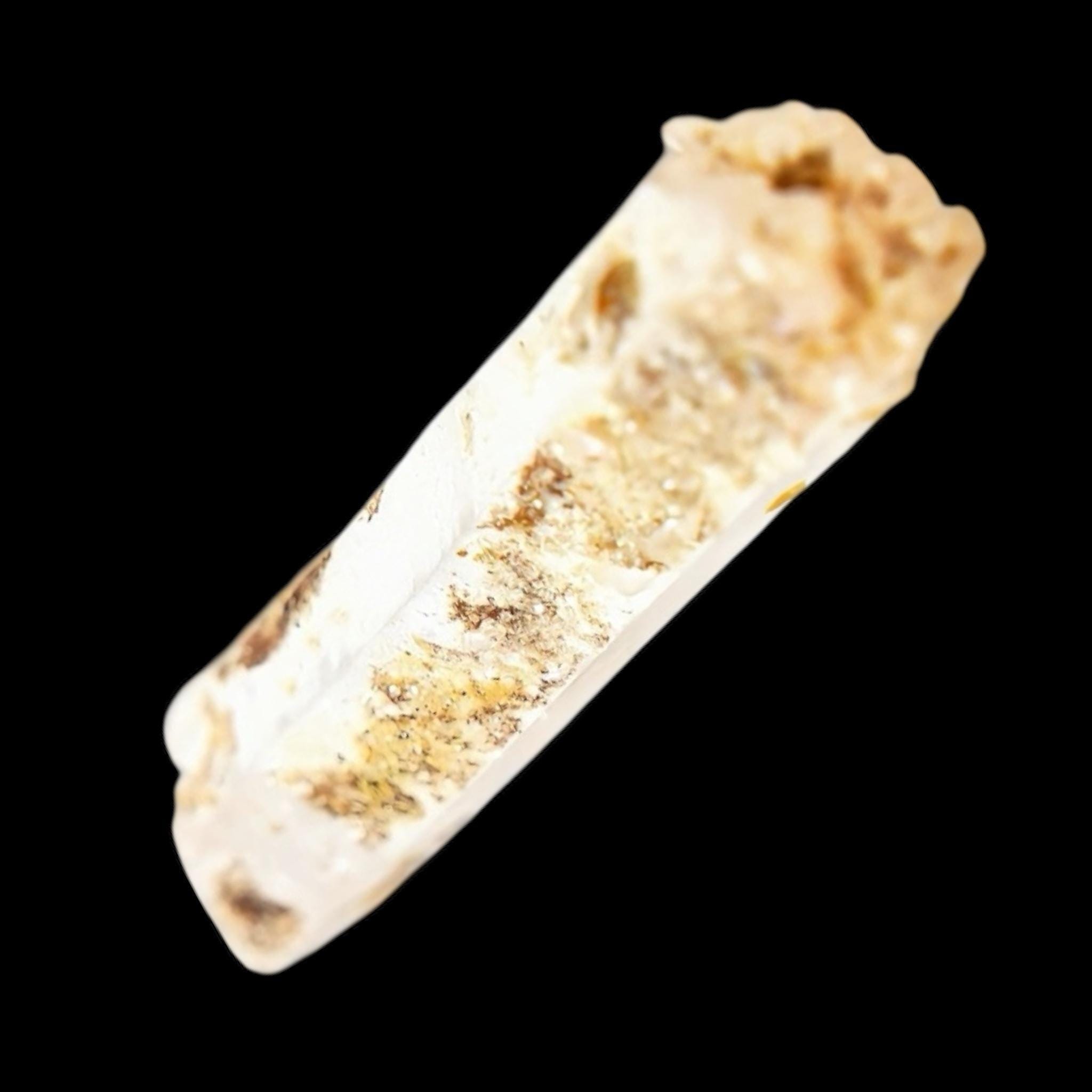 Clear quartz crystal from switzerland, natural double terminated quartz point, alpine quartz with inclusions - Image 8