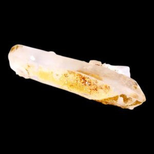 Clear quartz crystal double terminated point from swiss alps, natural ethical quartz for reiki meditation or collectors