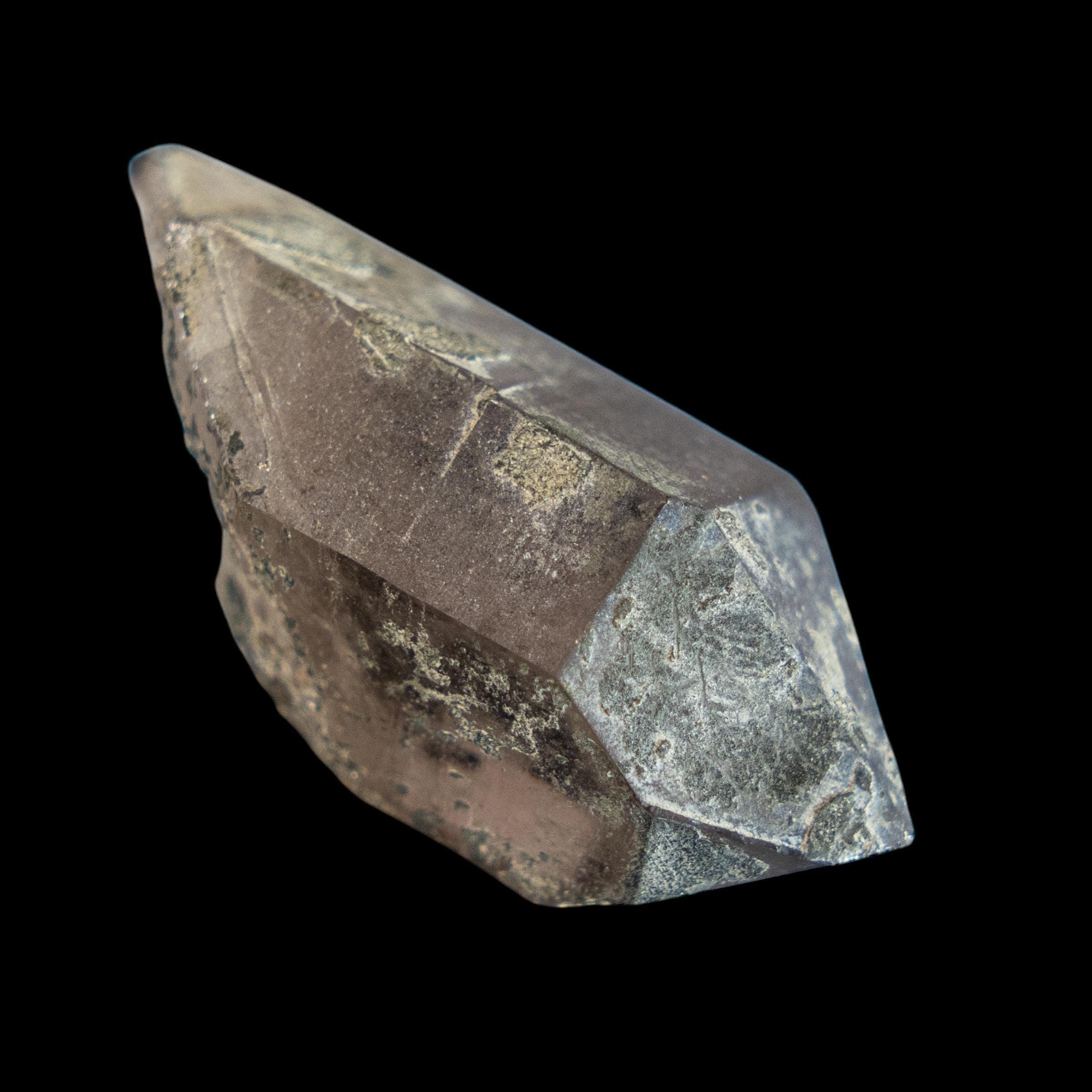 Swiss smoky quartz crystal with chlorite, raw quartz point from the alps, natural smoky quartz specimen, large healing crystal, home decor - Image 3