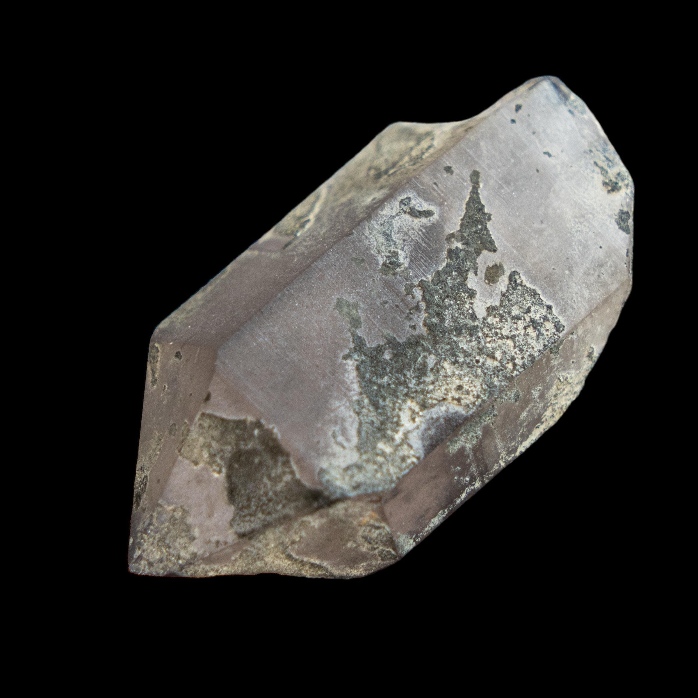 Swiss smoky quartz crystal with chlorite, raw quartz point from the alps, natural smoky quartz specimen, large healing crystal, home decor - Image 4