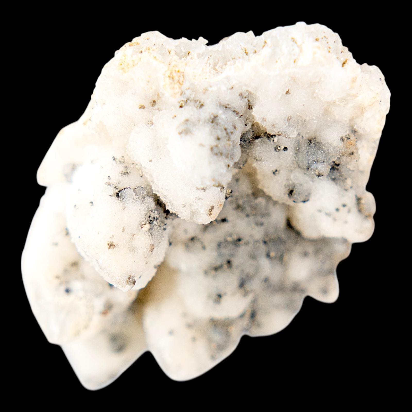 Quartz cluster with pyrite inclusions, natural quartz crystal specimen, raw quartz cluster from romania, quartz mineral for collectors - Image 3