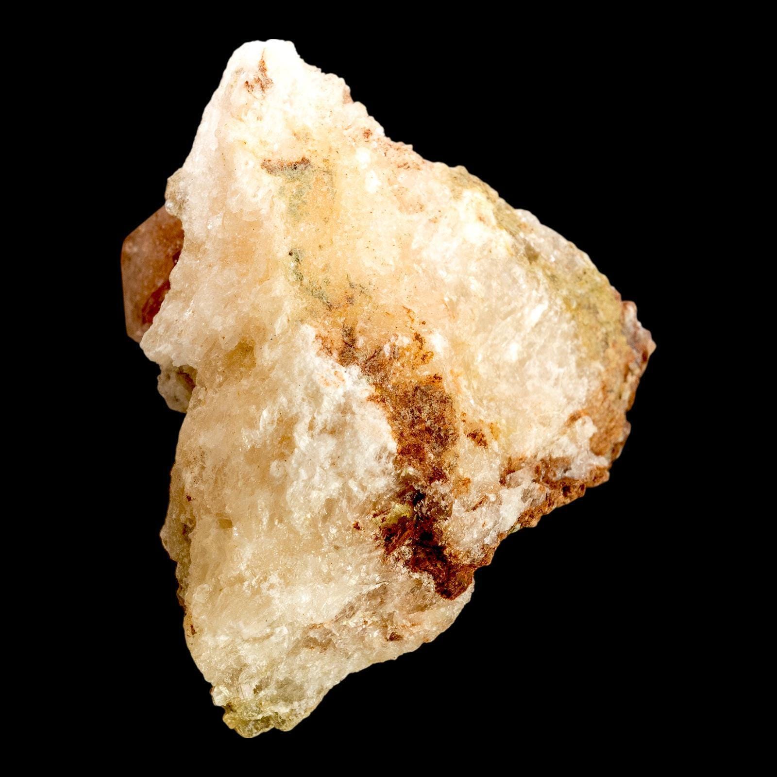 Valencia fire quartz crystal: hematoid quartz on matrix, spain - Image 4
