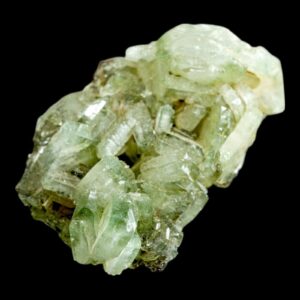 Rare congolese barite with chrysocolla and malachite inclusions