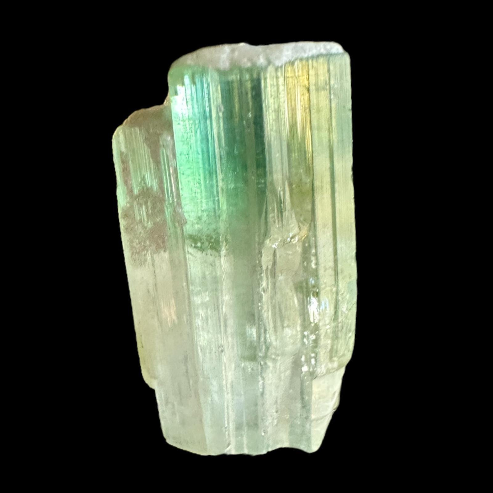 Green tourmaline crystal, raw tourmaline crystal, natural green tourmaline, tourmaline specimen, collector crystal, display crystal - Image 3