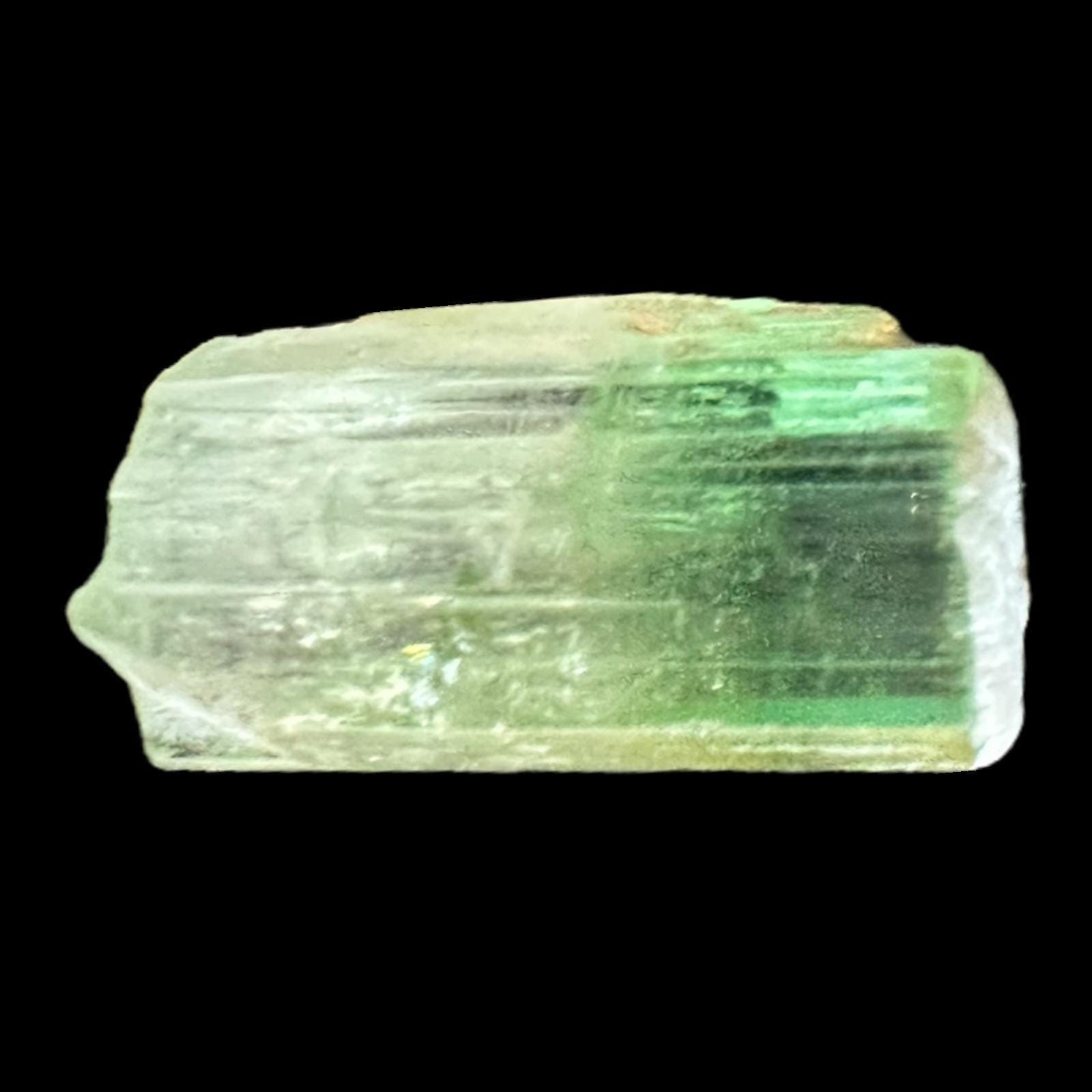 Green tourmaline crystal, raw tourmaline crystal, natural green tourmaline, tourmaline specimen, collector crystal, display crystal - Image 4