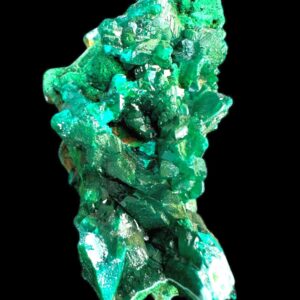 Dioptase mineral specimen with malachite inclusions raw dioptase crystal from congo
