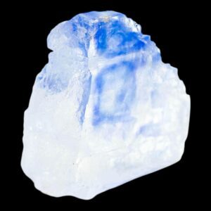 Blue halite crystal kerr mcgee mine new mexico, rare blue salt crystal old stock mineral specimen