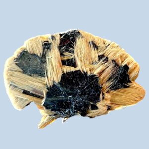 Rutile and hematite crystal, rutile and hematite mineral specimen from novo horizonte brazil