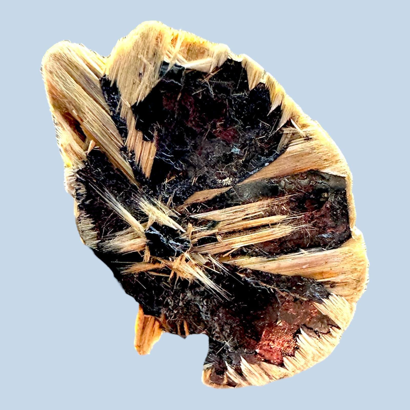 Rutile and hematite crystal, rutile and hematite mineral specimen from novo horizonte brazil - Image 3
