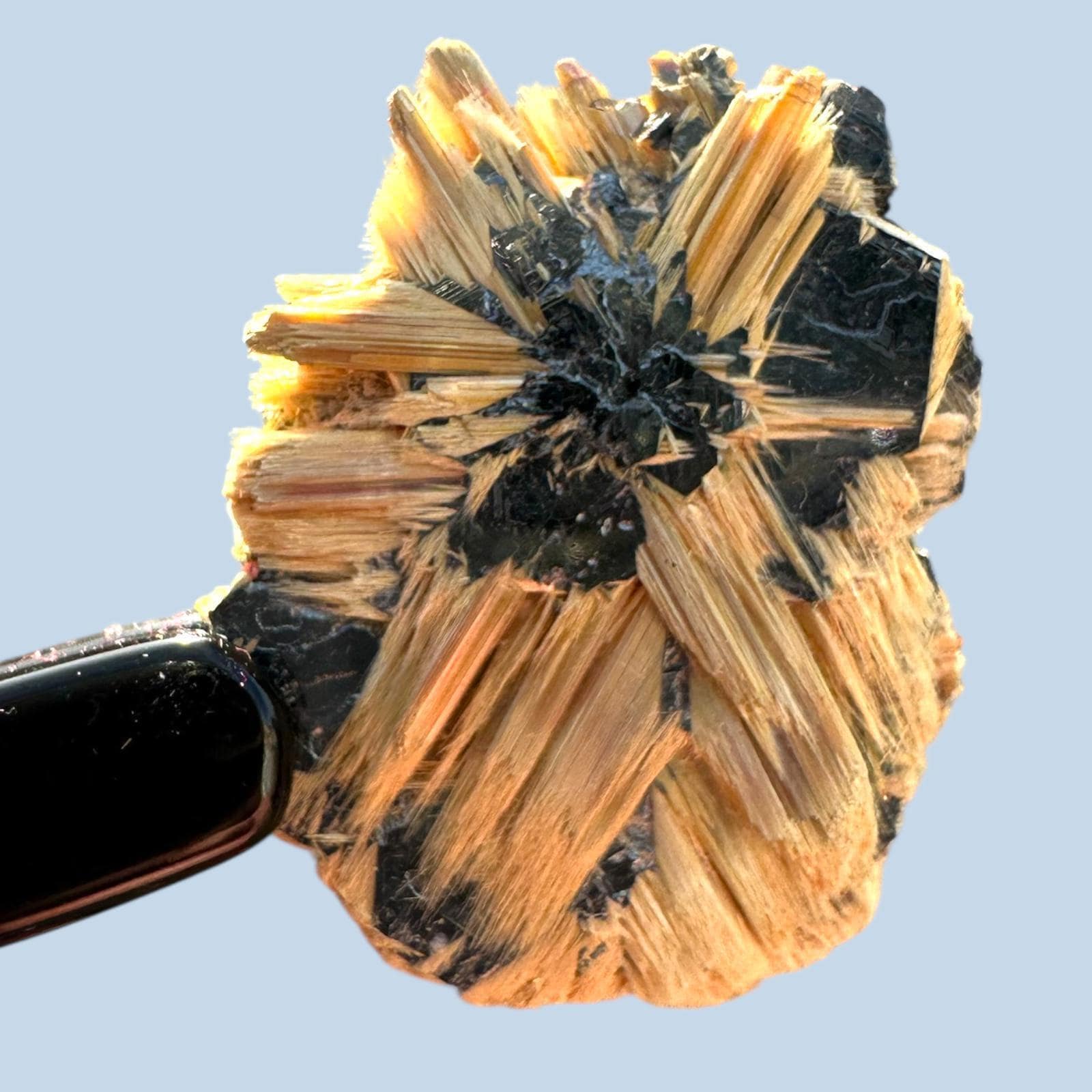 Rutile and hematite crystal, rutile and hematite mineral specimen from novo horizonte brazil - Image 5