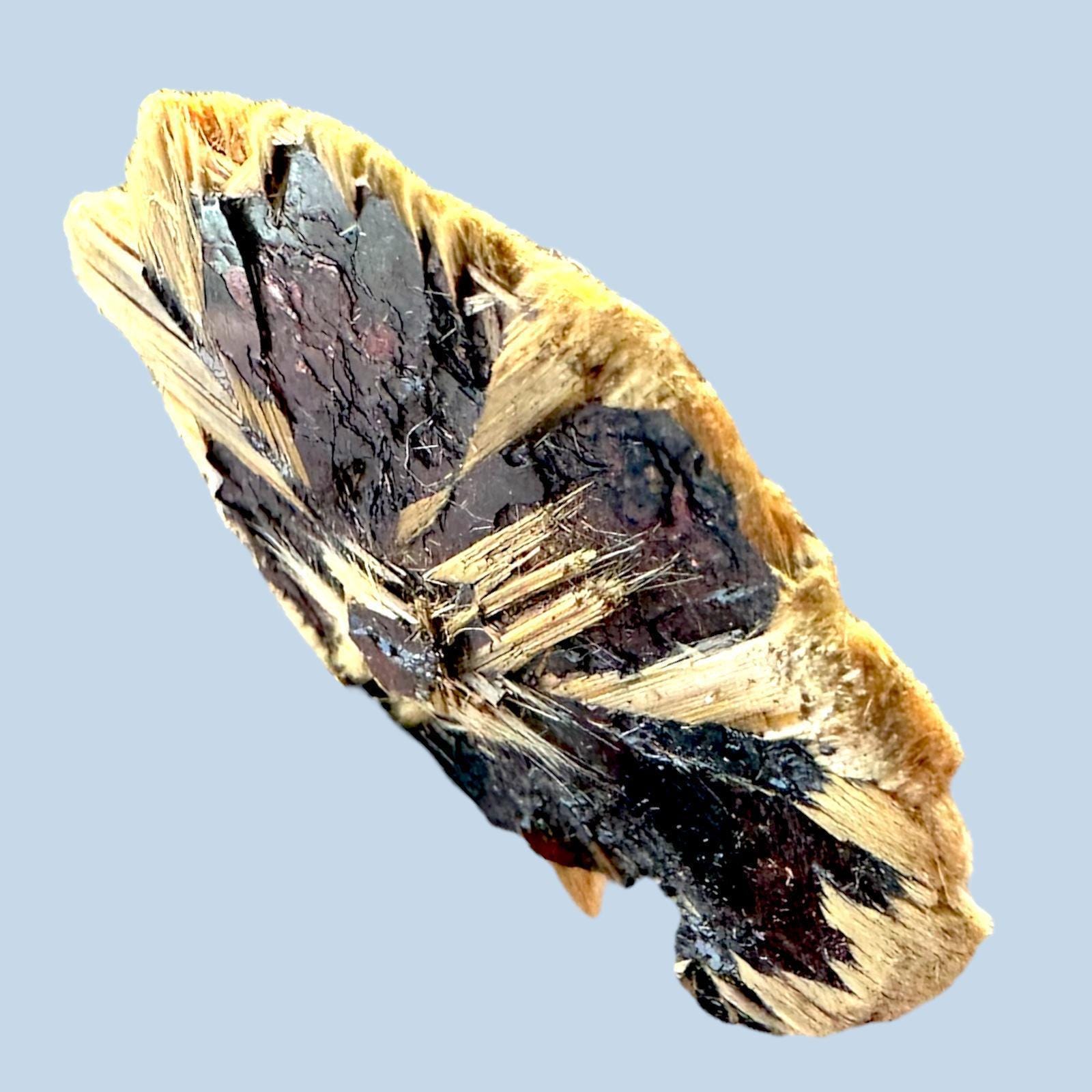 Rutile and hematite crystal, rutile and hematite mineral specimen from novo horizonte brazil - Image 6