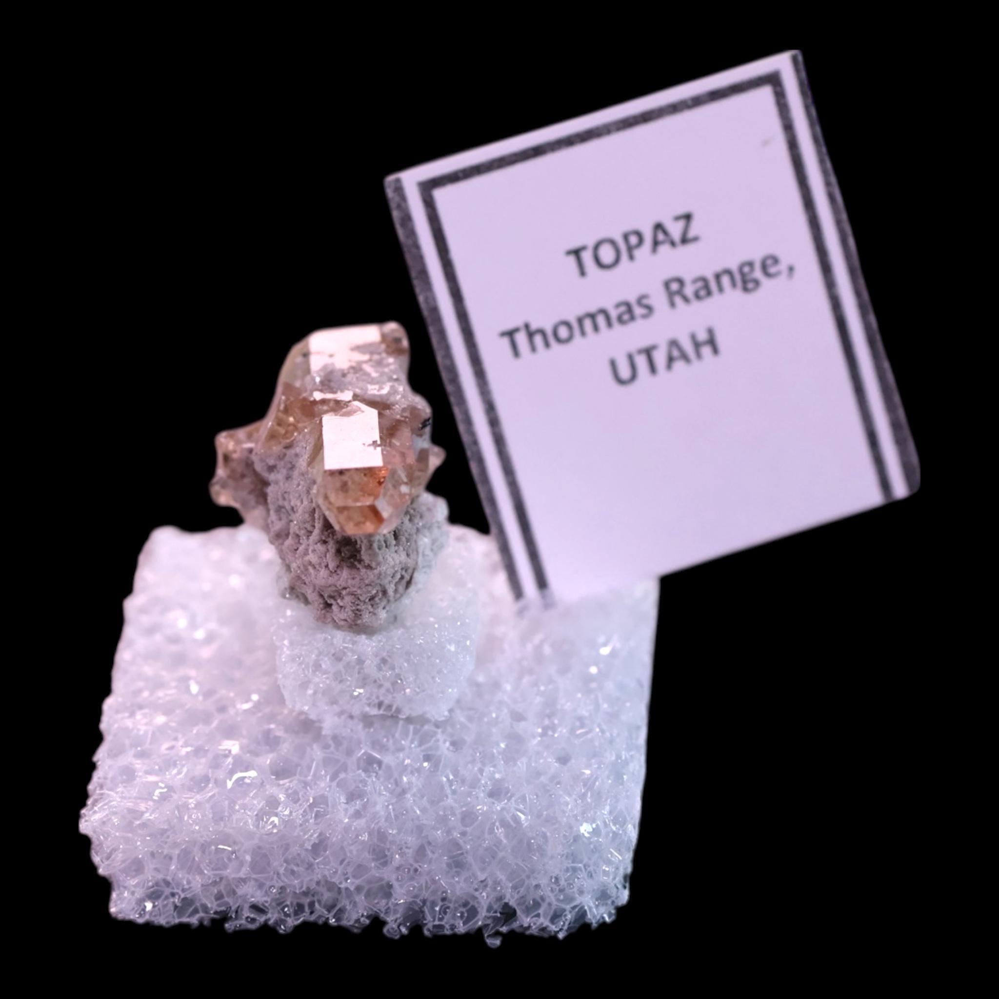 Topaz crystal cluster specimen for collectors natural cluster display piece - Image 4
