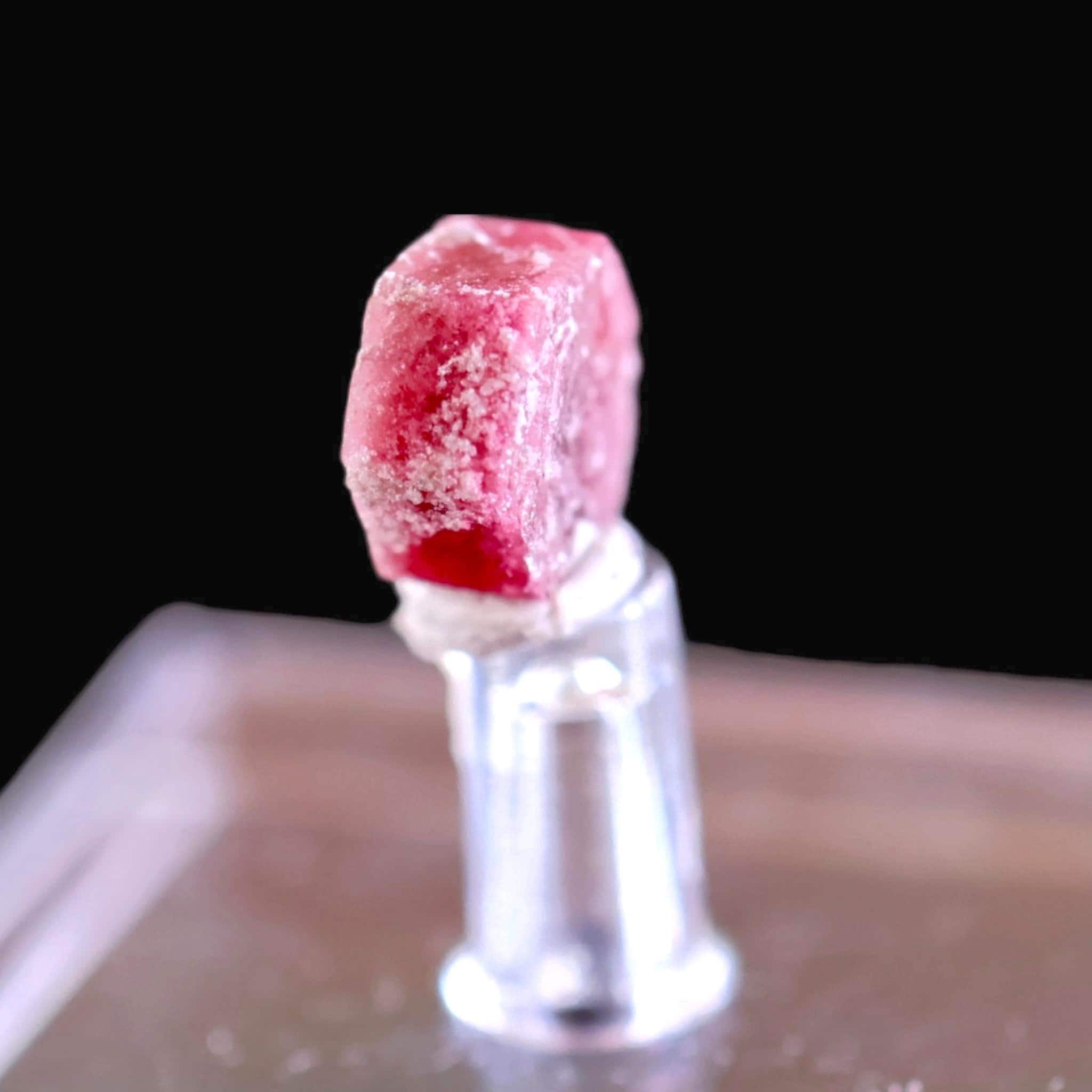 Red beryl crystal utah natural rare red beryl mineral specimen