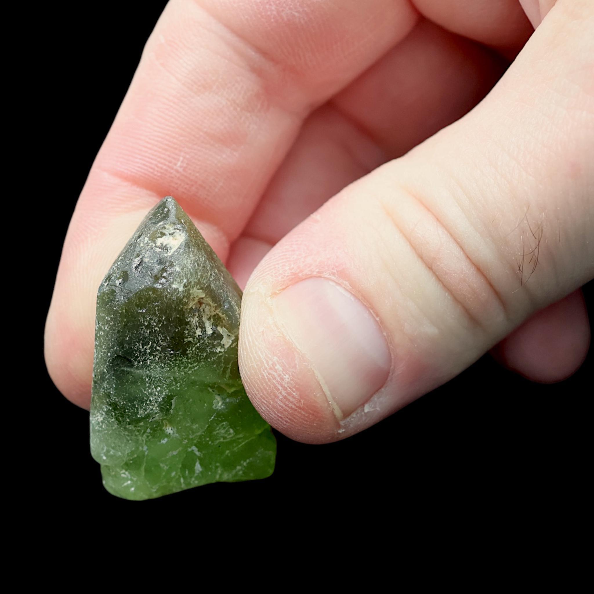 Raw peridot crystal natural peridot specimen crystal for manifesting rare collector mineral display piece august birthstone for jewellery - Image 3
