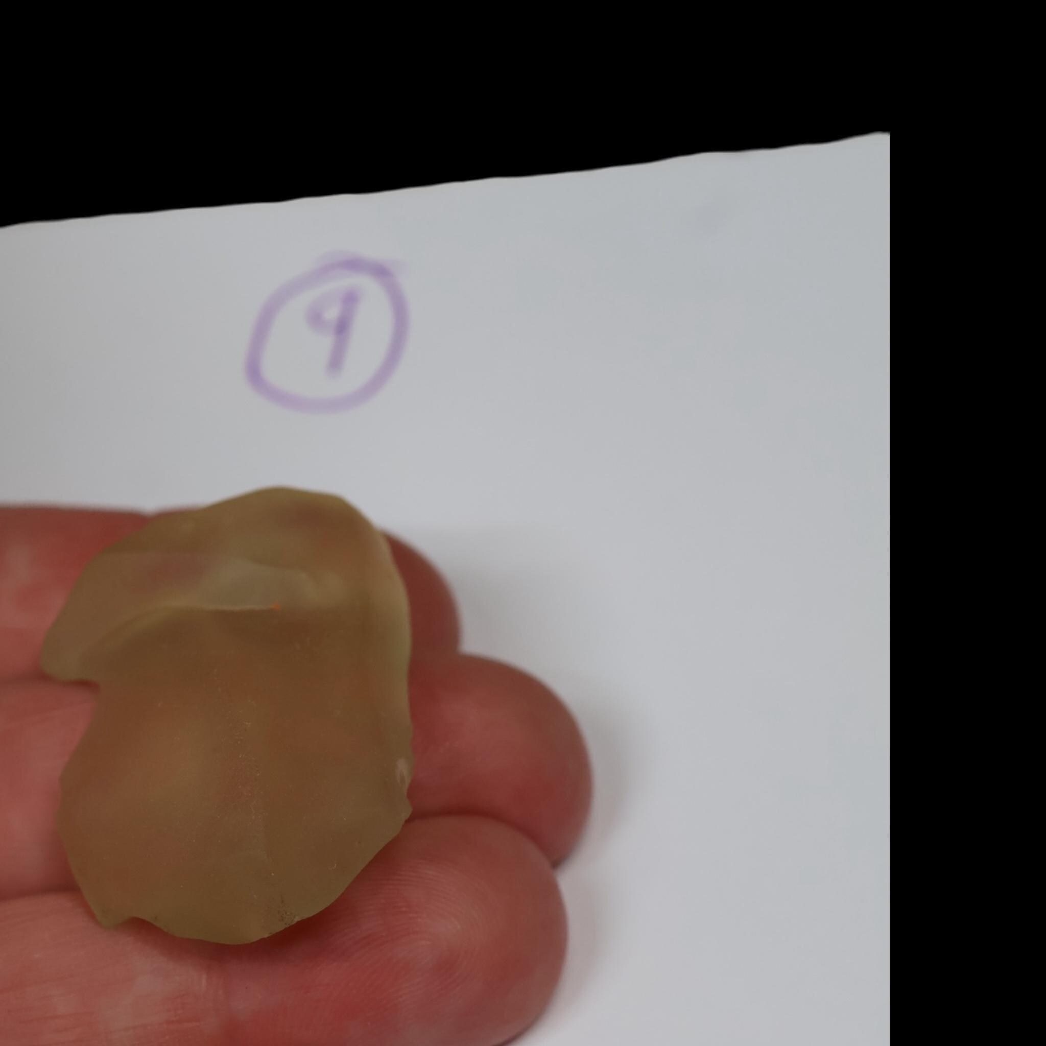 Libyan desert glass specimen for display natural impact glass collectible - Image 4